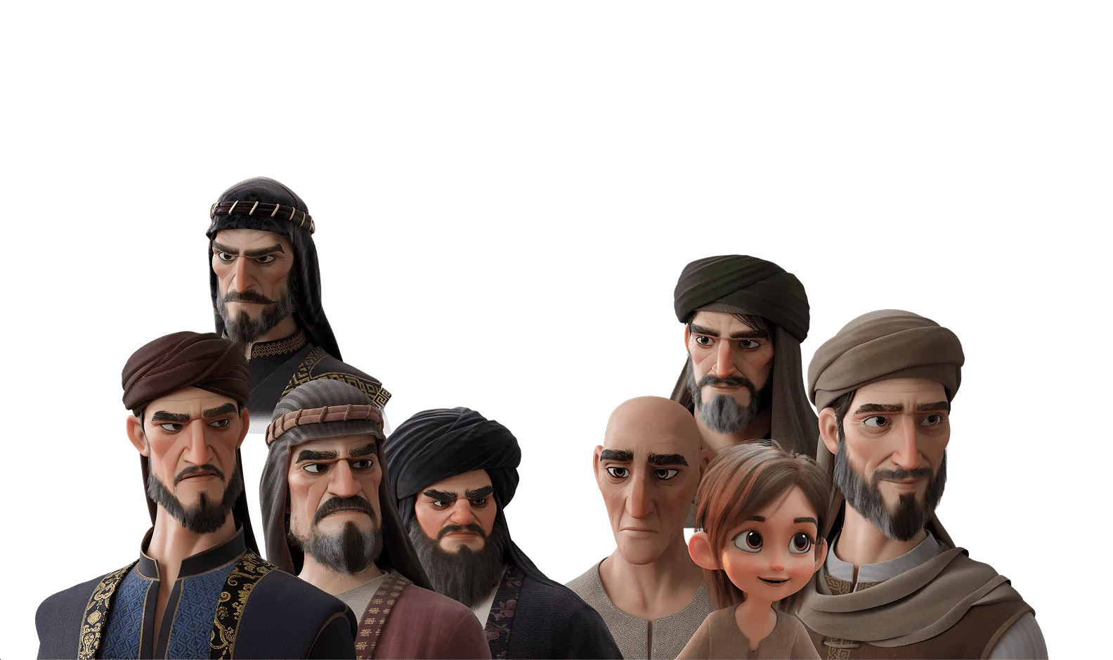 Son Peygamber Hicret filmindeki karakterler